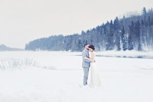 Bröllopsfotograf Umeå vinterbröllop