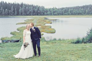 Bröllopsfotograf Umeå regn