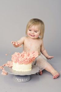 smash the cake fotografering 1års foto umeå