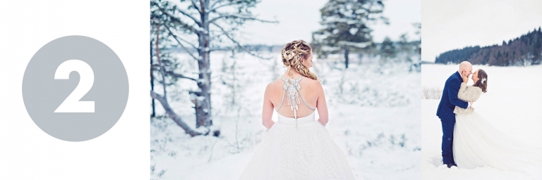 vinterbröllop bröllopsfotograf vinter
